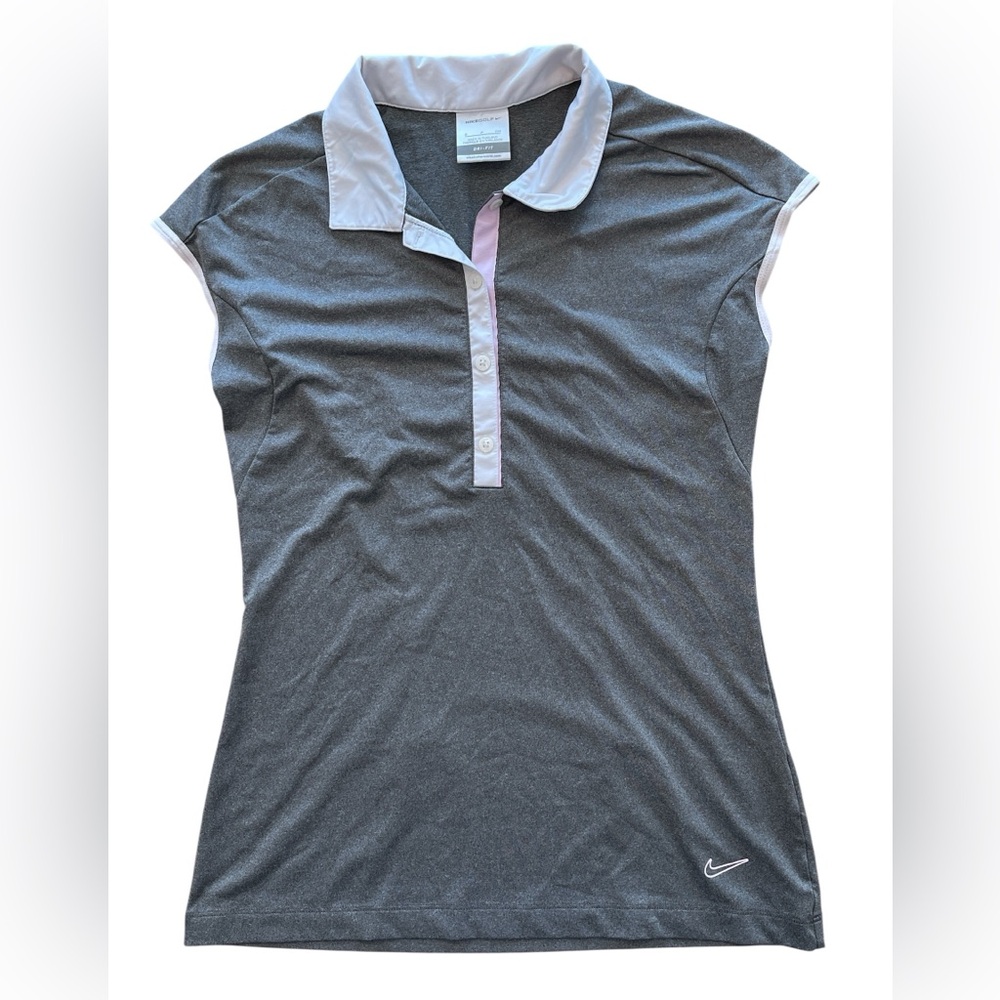 **Not for Sale** Nike Golf Gray Polo Dri Fit Sleeveless Top